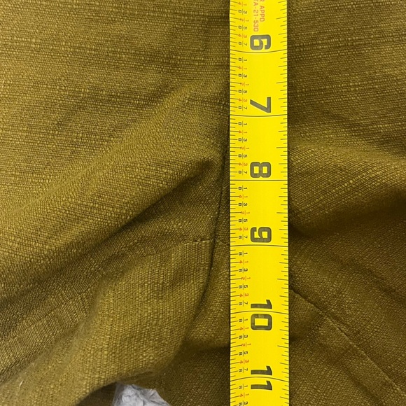 Elevenses Anthropologie Boho Tweed Brown Green Mid Rise Shorts Size 2 - Picture 5 of 10